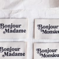 Bonjour Mme, Mr - NOIR x6 – Image 2