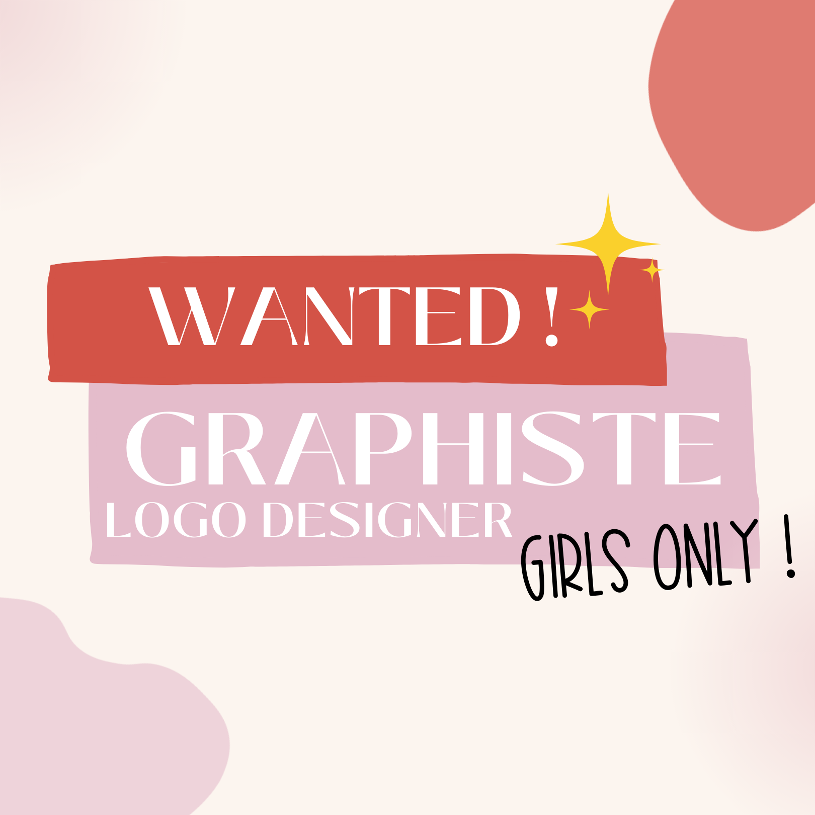 WANTED! GRAPHISTE / LOGO DESIGNER